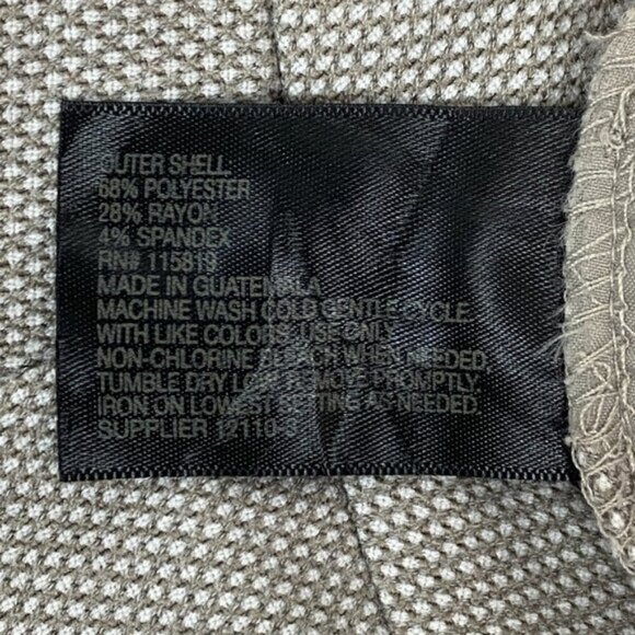 Worthington Petite Curvy Fit Trousers Sz 2P Boot Cut Beige - Picture 8 of 12